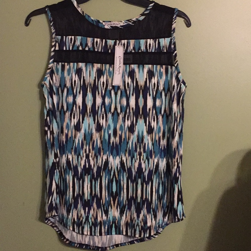 Ladies sleeveless blouse Large BNWT